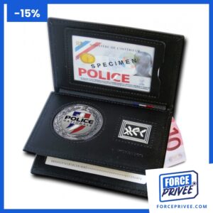 Portefeuille Porte-Carte Police 3 volets