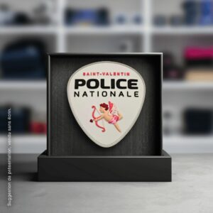 Ecusson Police Saint Valentin